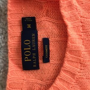 Polo Ralph Lauren cashmere cableknit sweater